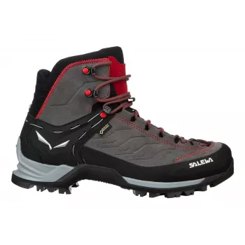 Salewa MTN Trainer Mid GTX Vyriški suaugusiems Anglies pilka Raudona Oda Zomšas Vibram