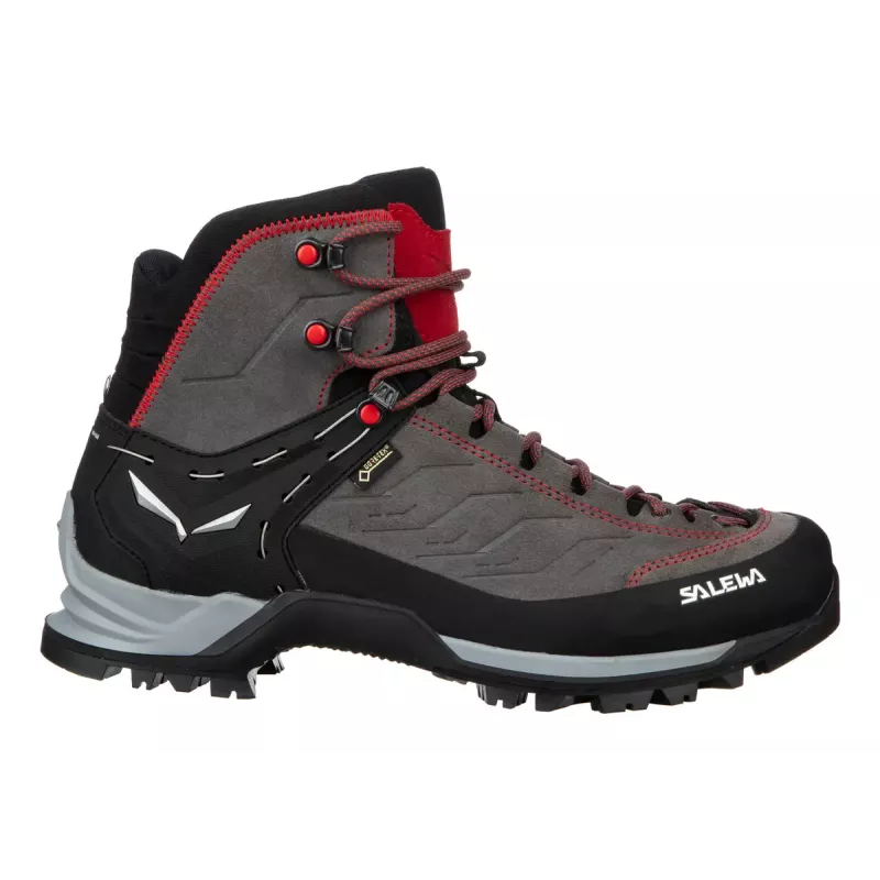 Salewa MTN Trainer Mid GTX Vyriški suaugusiems Anglies pilka Raudona Oda Zomšas Vibram