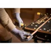 Dailidės darbo stalas Stanley STST83800-1 bambukinis juodai geltonas 625 mm