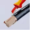 Pjovimo peilis Knipex 98 55 SB raudonas geltonas