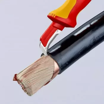Pjovimo peilis Knipex 98 55 SB raudonas geltonas