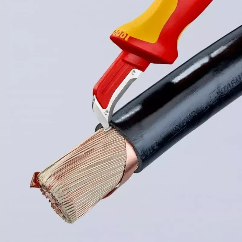 Pjovimo peilis Knipex 98 55 SB raudonas geltonas