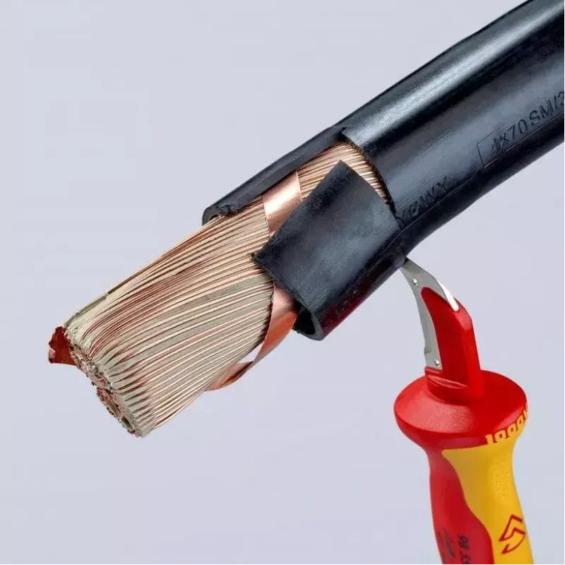 Pjovimo peilis Knipex 98 55 SB raudonas geltonas