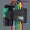 L formos TORX raktų rinkinys Wera 967/9 TX BO (TX8–TX40)