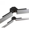 Kampo reguliavimo jungtis B-Tech BT8390 45° sukimasis juoda