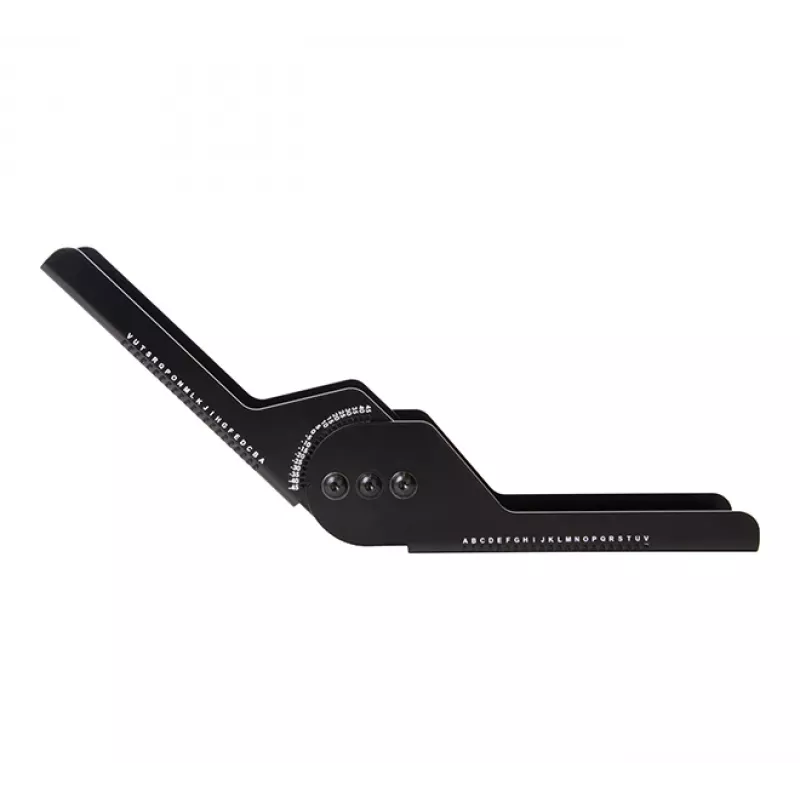 Kampo reguliavimo jungtis B-Tech BT8390 45° sukimasis juoda