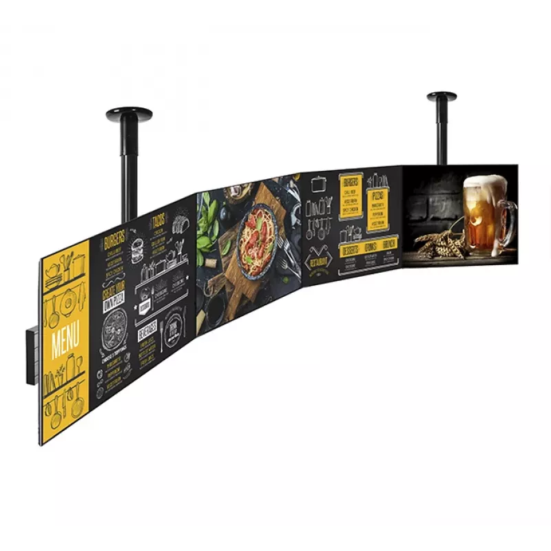 Kampo reguliavimo jungtis B-Tech BT8390 45° sukimasis juoda