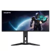 GIGABYTE MO34WQC2 34 colių OLED WQHD lenktas žaidimų monitorius – 3440 x 1440, 240 Hz, 0,03 ms, KVM, 250 cd/m², FreeSync Premium Pro, DisplayHDR True Black 400, HDMI 2.1, DisplayPort 1.4
