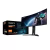 GIGABYTE MO34WQC2 34 colių OLED WQHD lenktas žaidimų monitorius – 3440 x 1440, 240 Hz, 0,03 ms, KVM, 250 cd/m², FreeSync Premium Pro, DisplayHDR True Black 400, HDMI 2.1, DisplayPort 1.4