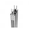 Vertikalus stulpelis B-Tech SYSTEM X BT8380-060/B V3 juodas 0,6 m
