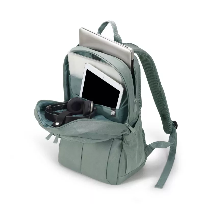 DICOTA Eco Backpack Scale kuprinė nešiojamam kompiuteriui 13-15.6 colių, pilka, iš perdirbto PET