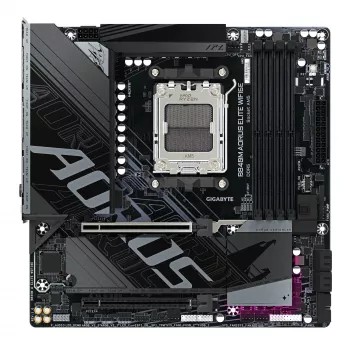 GIGABYTE B840M AORUS ELITE WIFI6E pagrindinė plokštė – AMD Ryzen 9000, 10+2+2 VRM, DDR5 8200MHz, 2xPCIe 4.0 M.2, Wi-Fi 6E, 2.5GbE LAN