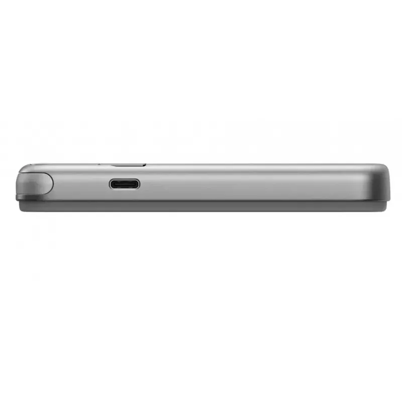 Power bank „EcoFlow Rapid 5000“ (Ličio jonų 5000 mAh, PD greitasis įkrovimas, 30 W bendra galia, belaidis, USB-C, sidabrinis)