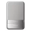 Power bank „EcoFlow Rapid 5000“ (Ličio jonų 5000 mAh, PD greitasis įkrovimas, 30 W bendra galia, belaidis, USB-C, sidabrinis)
