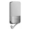 Power bank „EcoFlow Rapid 5000“ (Ličio jonų 5000 mAh, PD greitasis įkrovimas, 30 W bendra galia, belaidis, USB-C, sidabrinis)