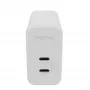 mophie Sieninis adapteris USB-C PD DUAL 67W GaN Baltas ES (2xUSB-C)
