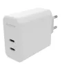 mophie Sieninis adapteris USB-C PD DUAL 67W GaN Baltas ES (2xUSB-C)