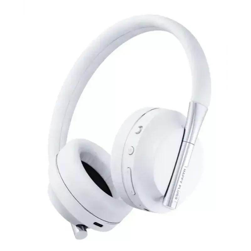 Ausinės Tura Scandinavia AB PLAY – laidinės ir belaidės (Bluetooth), USB-C, ant ausų, 20–20 000 Hz, baltos, 170 g