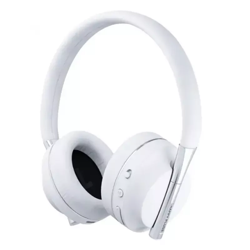 Ausinės Tura Scandinavia AB PLAY – laidinės ir belaidės (Bluetooth), USB-C, ant ausų, 20–20 000 Hz, baltos, 170 g