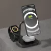 ZENS Office Charger Pro 3 juodas belaidis greitas įkroviklis 3 įrenginiams
