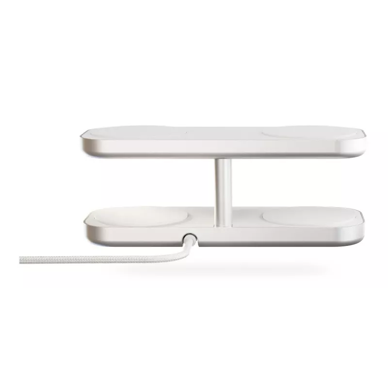 ZENS Quattro Wireless Charger Pro 4 Baltas belaidis įkroviklis