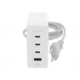 mophie sieninis adapteris USB-C PD HUB 120W GAN baltas EU (3xUSB-C + 1xUSB-A)