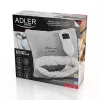 Elektrinė antklodė Adler AD 7412 – 1 asmens flisinis užklotas, 80 W, 8 šildymo lygių, skalbiama, laikmatis, pilka