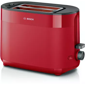 Skrudintuvas Bosch TAT2M124 – 2 griežinėliai, 950 W, raudonas, centravimas, atšildymas, pakėlimas