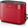 Skrudintuvas Bosch TAT2M124 – 2 griežinėliai, 950 W, raudonas, centravimas, atšildymas, pakėlimas