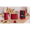 Skrudintuvas Bosch TAT2M124 – 2 griežinėliai, 950 W, raudonas, centravimas, atšildymas, pakėlimas