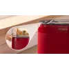 Skrudintuvas Bosch TAT2M124 – 2 griežinėliai, 950 W, raudonas, centravimas, atšildymas, pakėlimas