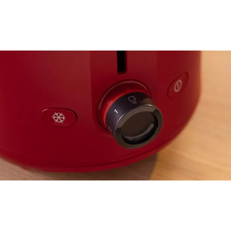 Skrudintuvas Bosch TAT2M124 – 2 griežinėliai, 950 W, raudonas, centravimas, atšildymas, pakėlimas