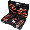 Mechaniko įrankių rinkinys Yato YT-39009 – 68 dalių, 1/4 colio pavara, juodas dėklas