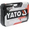 Mechaniko įrankių rinkinys Yato YT-39009 – 68 dalių, 1/4 colio pavara, juodas dėklas