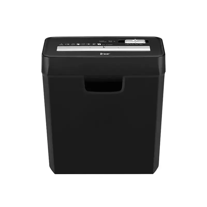 Smulkintuvas TRACER Edge10L kryžminis pjovimas, 10 lapų talpa, 6 mm pjūvis, 10 L krepšelis, juodas