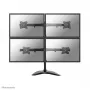 Neomounts NM-D335D4BLACK Monitorio stovas 10-27 colių, spaustuvas/ant stovo/per angą, 8 kg, 25,4 cm (10 col.), 68,6 cm (27 col.), 100 x 100 mm, juodas
