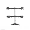 Neomounts NM-D335D4BLACK Monitorio stovas 10-27 colių, spaustuvas/ant stovo/per angą, 8 kg, 25,4 cm (10 col.), 68,6 cm (27 col.), 100 x 100 mm, juodas