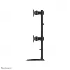 Neomounts NM-D335D4BLACK Monitorio stovas 10-27 colių, spaustuvas/ant stovo/per angą, 8 kg, 25,4 cm (10 col.), 68,6 cm (27 col.), 100 x 100 mm, juodas