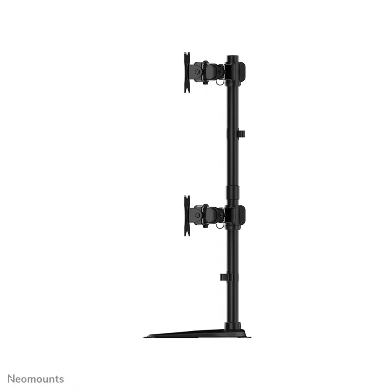 Neomounts NM-D335D4BLACK Monitorio stovas 10-27 colių, spaustuvas/ant stovo/per angą, 8 kg, 25,4 cm (10 col.), 68,6 cm (27 col.), 100 x 100 mm, juodas