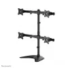 Neomounts NM-D335D4BLACK Monitorio stovas 10-27 colių, spaustuvas/ant stovo/per angą, 8 kg, 25,4 cm (10 col.), 68,6 cm (27 col.), 100 x 100 mm, juodas