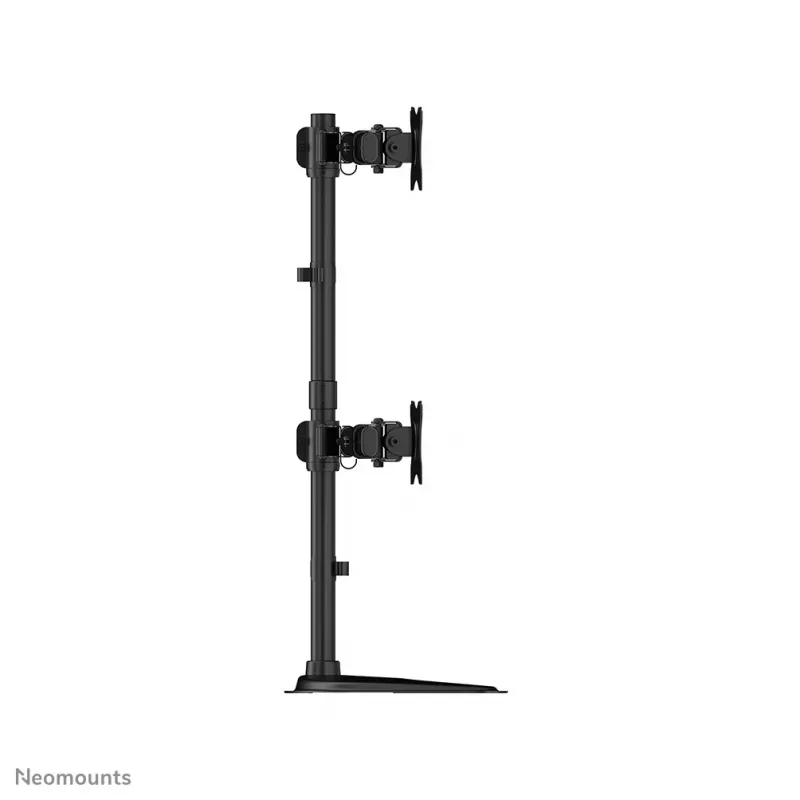 Neomounts NM-D335D4BLACK Monitorio stovas 10-27 colių, spaustuvas/ant stovo/per angą, 8 kg, 25,4 cm (10 col.), 68,6 cm (27 col.), 100 x 100 mm, juodas