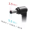 Akyga AK-ND-01 nešiojamojo kompiuterio maitinimo adapteris 19 V / 3,42 A, 65 W, 5,5 x 2,5 mm kištukas, skirtas Asus / Toshiba / Lenovo