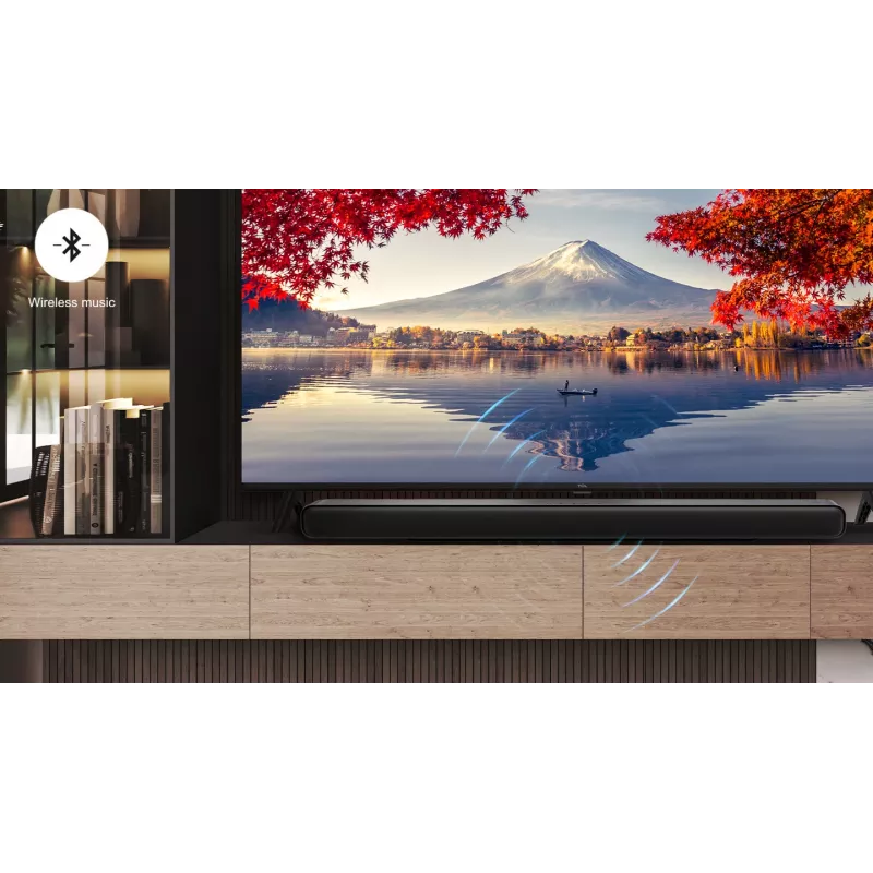 TCL S S45H garso juosta 2.0 kanalų su Dolby Atmos, DTS Virtual:X ir Bluetooth muzikos srautiniu perdavimu
