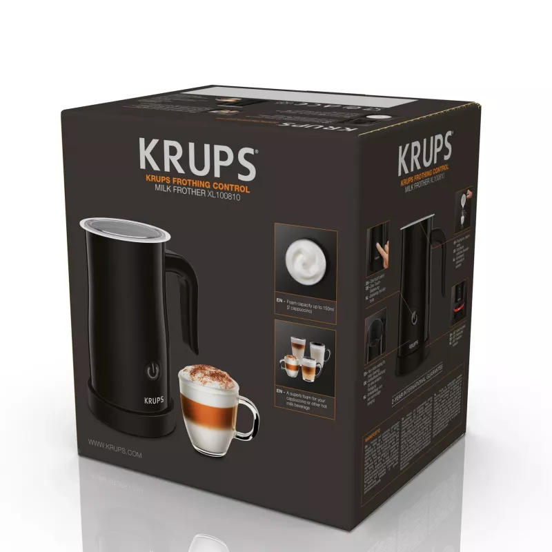 Krups XL1008 Automatinis pieno putotojas/šildytuvas juodas