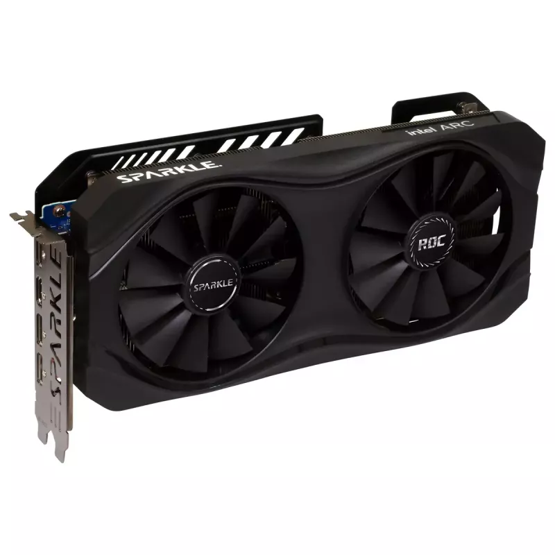 Vaizdo plokštė Sparkle SA770R-16GOC – Intel Arc A770 ROC, 16 GB GDDR6, PCIe 4.0, 281×131×51 mm