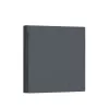 AQARA Smart Wall Switch H1 EU (su nuliniu laidu, dviguba svirtelė) WS-EUK04-G, Pilka – Zigbee sieninis jungiklis su dviguba rele