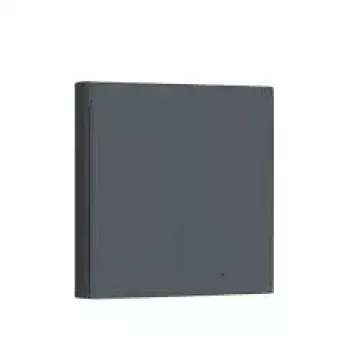 AQARA Smart Wall Switch H1 EU (su nuliniu laidu, dviguba svirtelė) WS-EUK04-G, Pilka – Zigbee sieninis jungiklis su dviguba rele