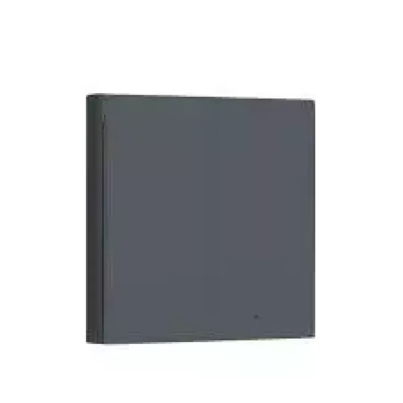 AQARA Smart Wall Switch H1 EU (su nuliniu laidu, dviguba svirtelė) WS-EUK04-G, Pilka – Zigbee sieninis jungiklis su dviguba rele