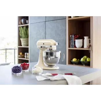 KITCHENAID 5KSM125EAC stovimas maišytuvas – 300 W, 4,8 L dubuo, 10 greičių, kreminė