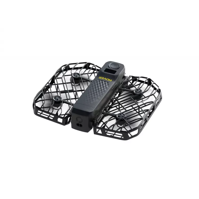 Dronas HOVERAir X1 ProMax – 4 rotoriai, 48 MP kamera, 8K vaizdo įrašas, 16,6 m/s, 1000 m nuotolis, 1920 mAh, 64 GB vidinė atmintis, Juoda